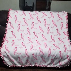 🚨New Fleece Breast Cancer blanket